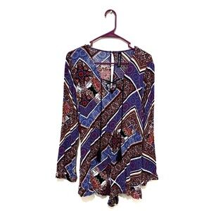 0021 Design lab colorful romper sz L